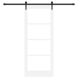Porte coulissante avec quincaillerie 'ORKDAL'Blanche 86x211 cm 