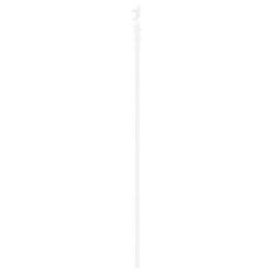 Porte coulissante avec ensemble de quincaillerie blanche 73,5x198,5 cm bois massif pin 