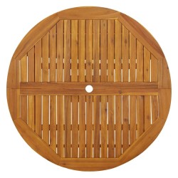 Table pliable de jardin 110 cm Bois d'acacia massif 
