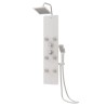 Panneau de douche Verre 25x47,5x130 cm Blanc 