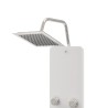 Panneau de douche Verre 25x47,5x130 cm Blanc 