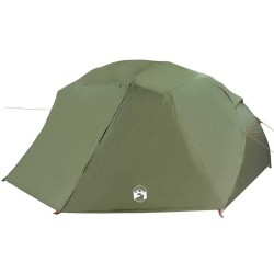Tente de pêche 7 personnes vert olive étanche 