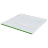 Coussins de Matelas Autre Blanc et vert 180 x 200 cm 