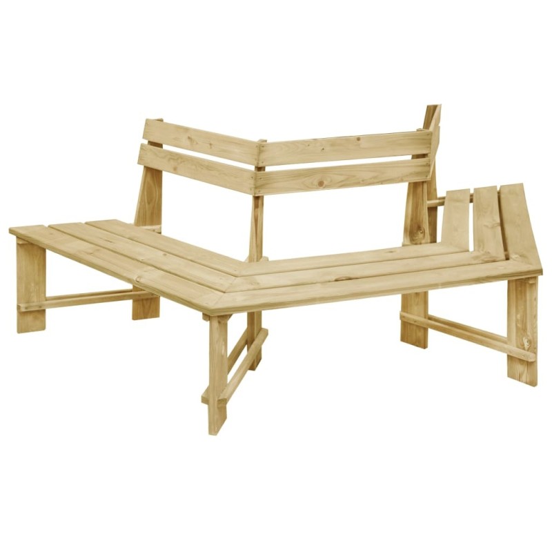 Banc de jardin 240 cm Bois de pin imprégné Banc de jardin 240 cm Bois de pin imprégné