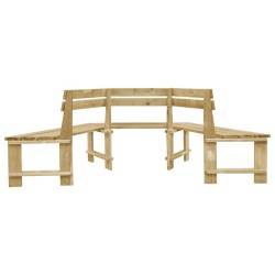 Banc de jardin 240 cm Bois de pin imprégné 