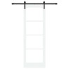 Porte Coulissante avec Kit de Matériel 'ORKDAL'Blanche 73,5x211 cm 