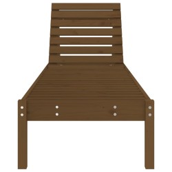 Chaises longues lot de 2 199,5x60x74 cm bois massif de pin 