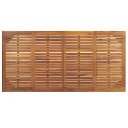 Table de jardin avec pieds épingle à cheveux 180x90x75 acacia 
