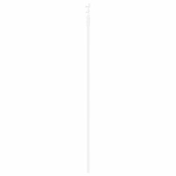 Porte coulissante avec kit de matériel blanc 73,5x211 cm en pin massif 