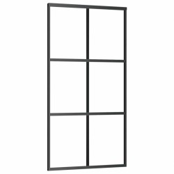 Porte coulissante et quincaillerie ESG verre et aluminium 