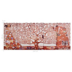 Ensemble de tableau sur toile Arbre Jaune 150x60 cm 