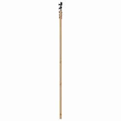 Ensemble de porte coulissante avec quincaillerie 83x202 cm en bois massif de pin 