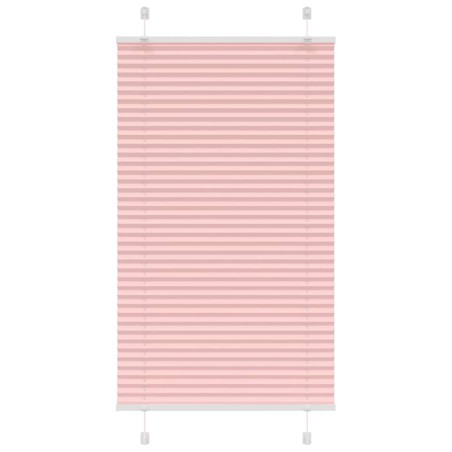 Store plissé rose 80x100 cm largeur du tissu 79,4 cm polyester 