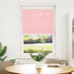 Store plissé rose 80x100 cm largeur du tissu 79,4 cm polyester 