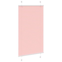 Store plissé rose 80x100 cm largeur du tissu 79,4 cm polyester 