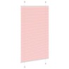 Store plissé rose 80x100 cm largeur du tissu 79,4 cm polyester 