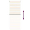 Store zèbre beige marbré largeur du tissu 50,9 cm polyester 