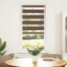 Store zèbre marron 55x150 cm largeur du tissu 50,9 cm polyester 