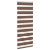 Store zèbre marron 55x150 cm largeur du tissu 50,9 cm polyester 