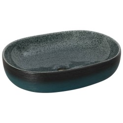 Vasque à poser turquoise ovale 59x40x14 cm céramique 