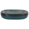 Vasque à poser turquoise ovale 59x40x14 cm céramique 