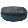 Vasque à poser turquoise ovale 59x40x14 cm céramique 