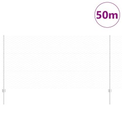 Poteaux de clôture 22 pcs U-Channel 120 cm en acier galvanisé 