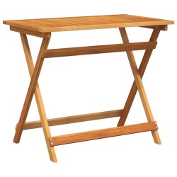 Ensemble Bistro Pliable 5 Pièces avec Coussins en Bois Massif d'Acacia 