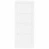 Porte Intérieure 'ORKDAL'Blanche 83x202x4 cm Bois Massif Pin 