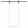Porte coulissante avec kit de quincaillerie 'ORKDAL'Blanche 86x211 cm 