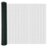 Poteaux de clôture 11 pcs U-Channel vert 100 cm en acier 