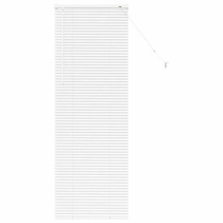 Store de Fenêtre avec des rideaux Autre Blanc 80 x 130 cm Aluminium 