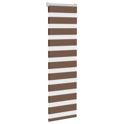 Store zèbre marron 50x150 cm largeur du tissu 45,9 cm polyester 