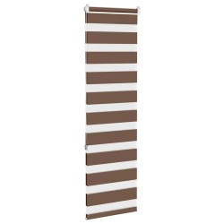 Store zèbre marron 50x150 cm largeur du tissu 45,9 cm polyester 