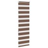 Store zèbre marron 50x150 cm largeur du tissu 45,9 cm polyester 