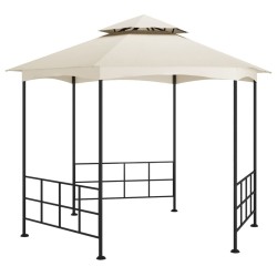 Belvédère avec parois 3,1x2,7 m Crème  