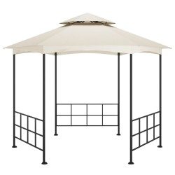 Belvédère avec parois 3,1x2,7 m Crème  