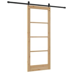 Porte Coulissante avec Kit de Matériel "ORKDAL" 83x202 cm 
