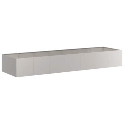 Jardinière rouillé 280x80x40 cm acier inoxydable 