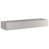 Jardinière rouillé 280x80x40 cm acier inoxydable 