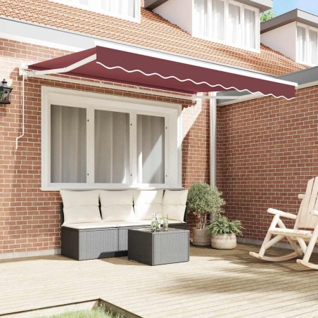 Auvent Rétractable Bordeaux 250x200 cm 