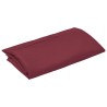 Tissu de remplacement pour parasol d'extérieur Bordeaux 300 cm 