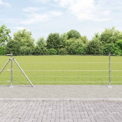 Clôture de champ 0,8 x 50 m en acier galvanisé 