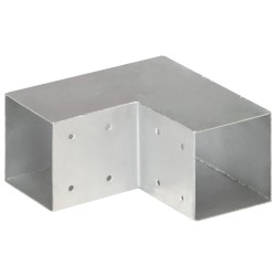 Connecteur de poteau Forme en L Métal galvanisé 91x91 mm 