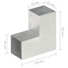 Connecteur de poteau Forme en L Métal galvanisé 91x91 mm 