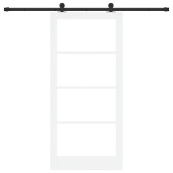 Porte coulissante avec quincaillerie 'ORKDAL'blanche 93x202 cm 