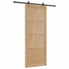 Porte Coulissante avec Kit de Quincaillerie 93x232 cm Bois Massif Pin 