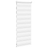 Store zèbre blanc 65x100 cm largeur du tissu 60,9 cm polyester 
