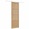 Porte coulissante avec kit de matériel 78x232 cm en bois massif de pin 