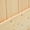 Porte coulissante et kit de quincaillerie 85x210 cm pin massif 